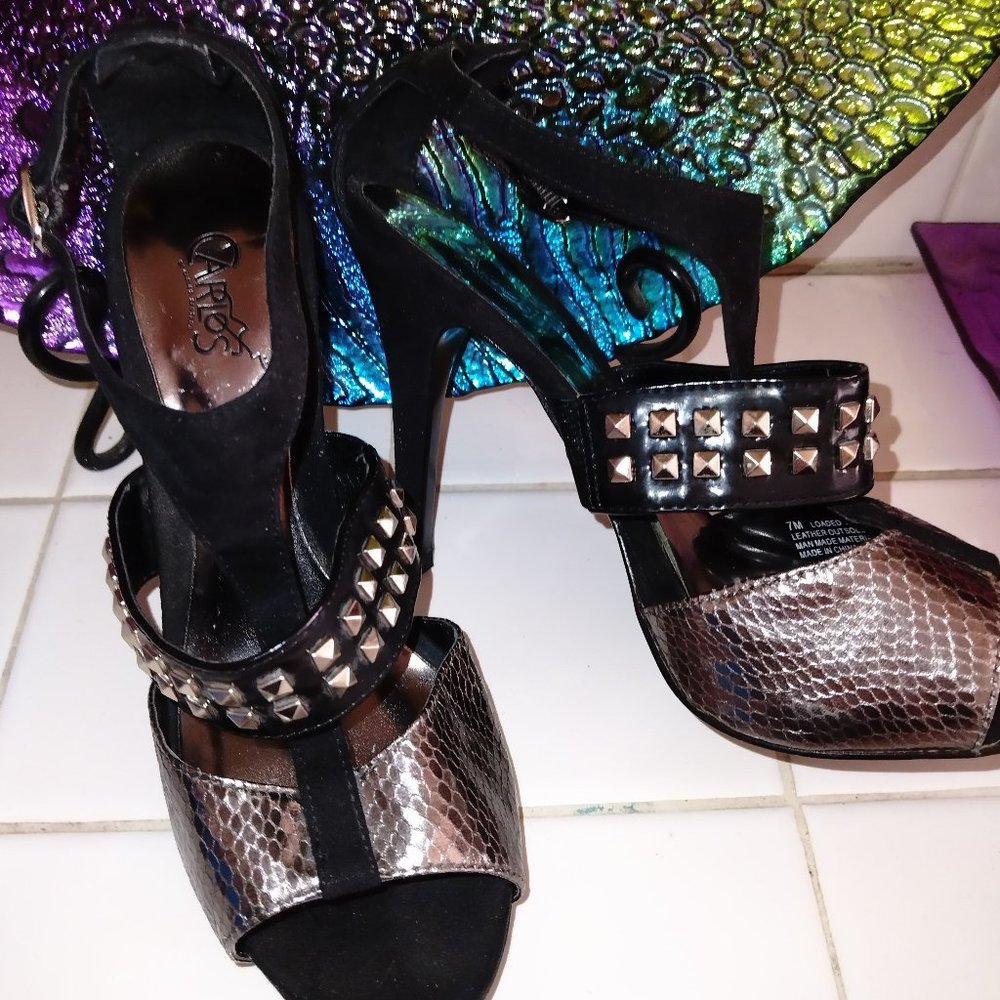 👠Carlos Santana 👠Platform High Heels 💃
